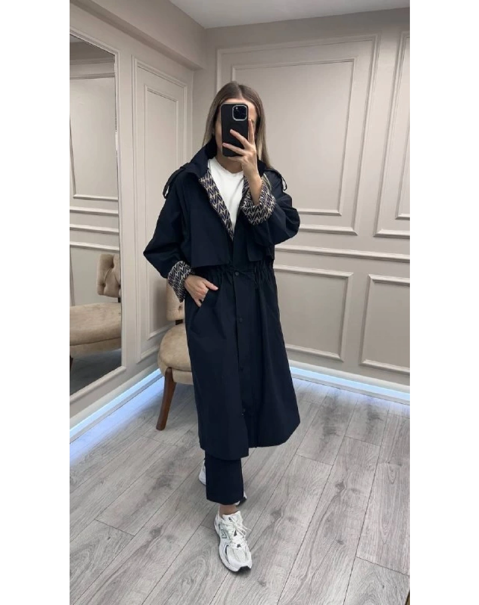 Nuss Triko 26K6033 Lacivert Kap