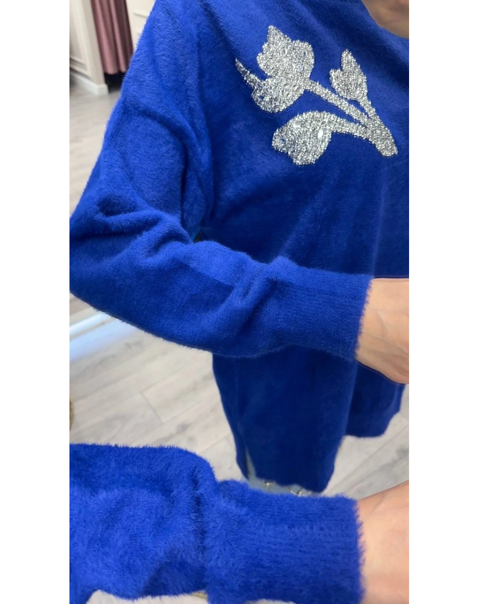 Nuss Triko 26K7001 Saks Angora Tunik