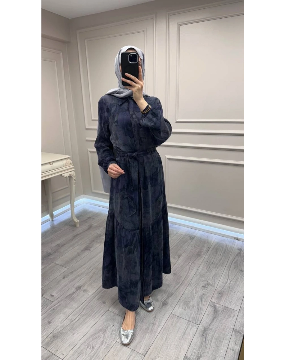 Nuss Triko 26Y2038 Lila Elbise