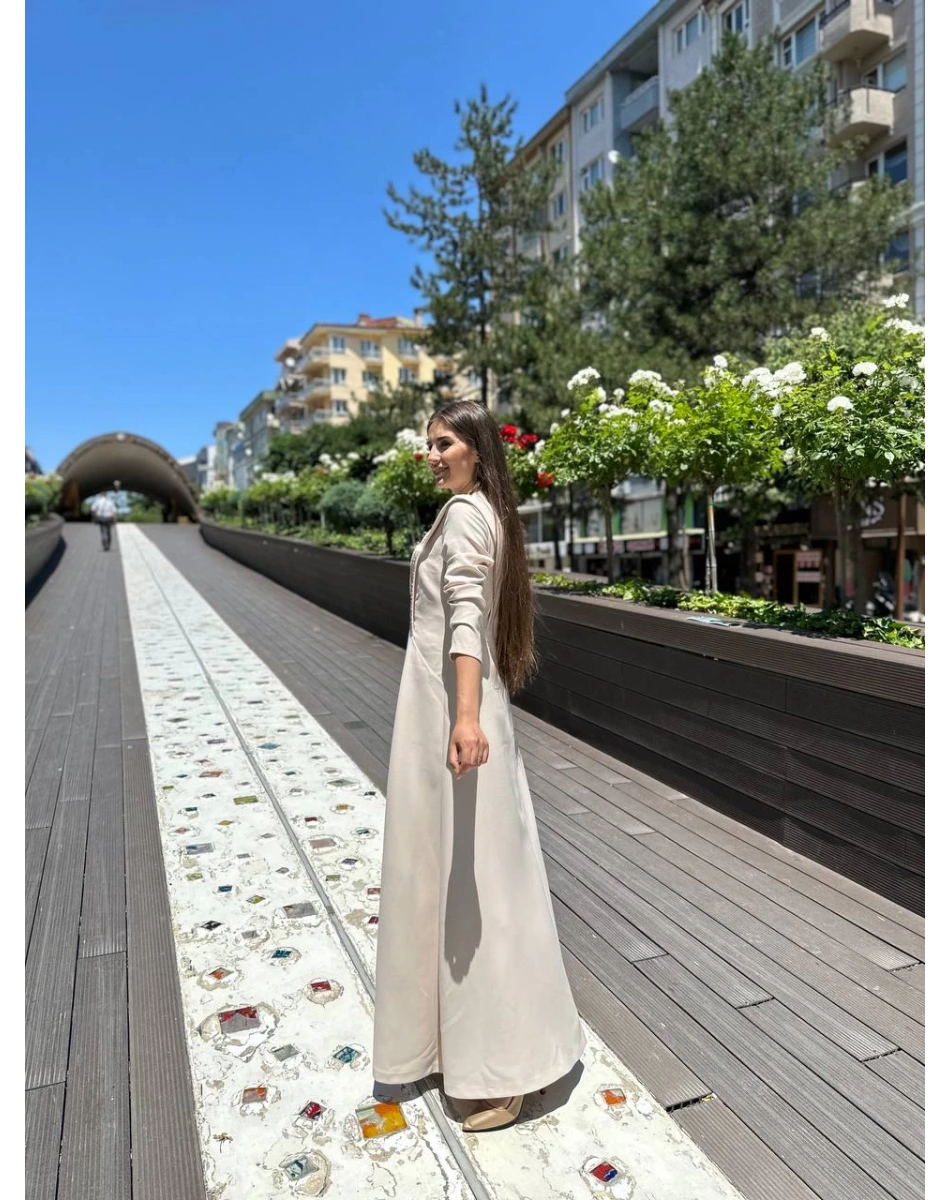 Senna 3002S23 Bej Carolina Abiye