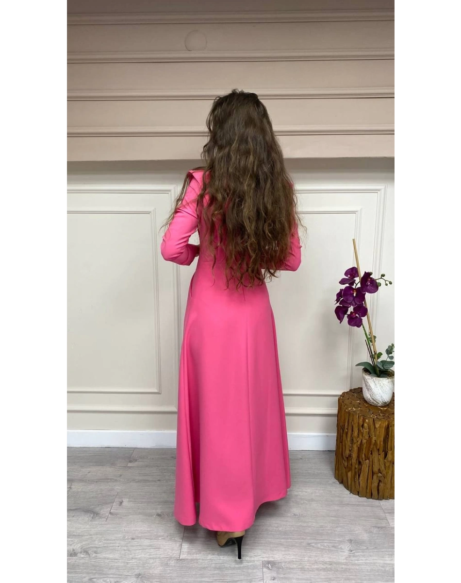 Senna 3002S23 Fuşya Carolina Abiye