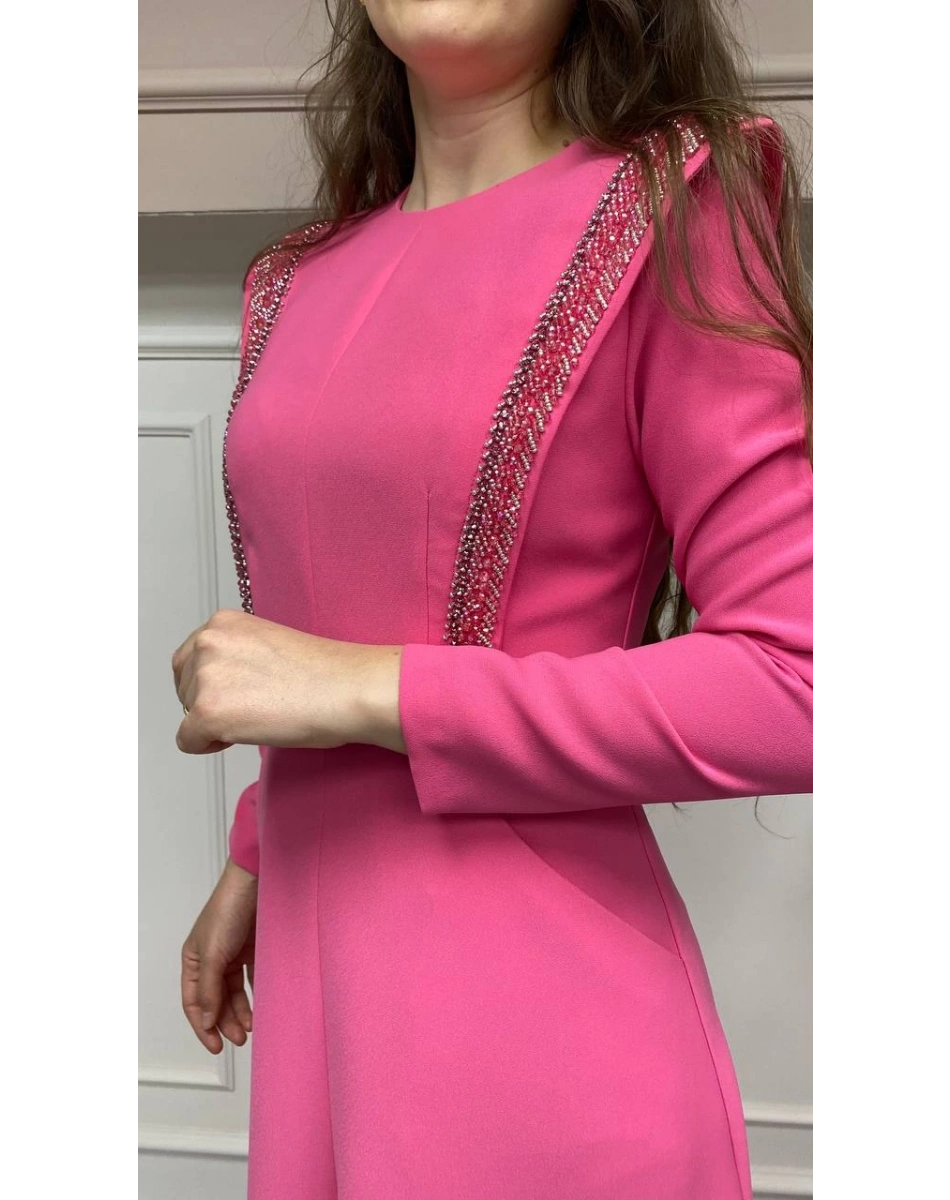 Senna 3002S23 Fuşya Carolina Abiye