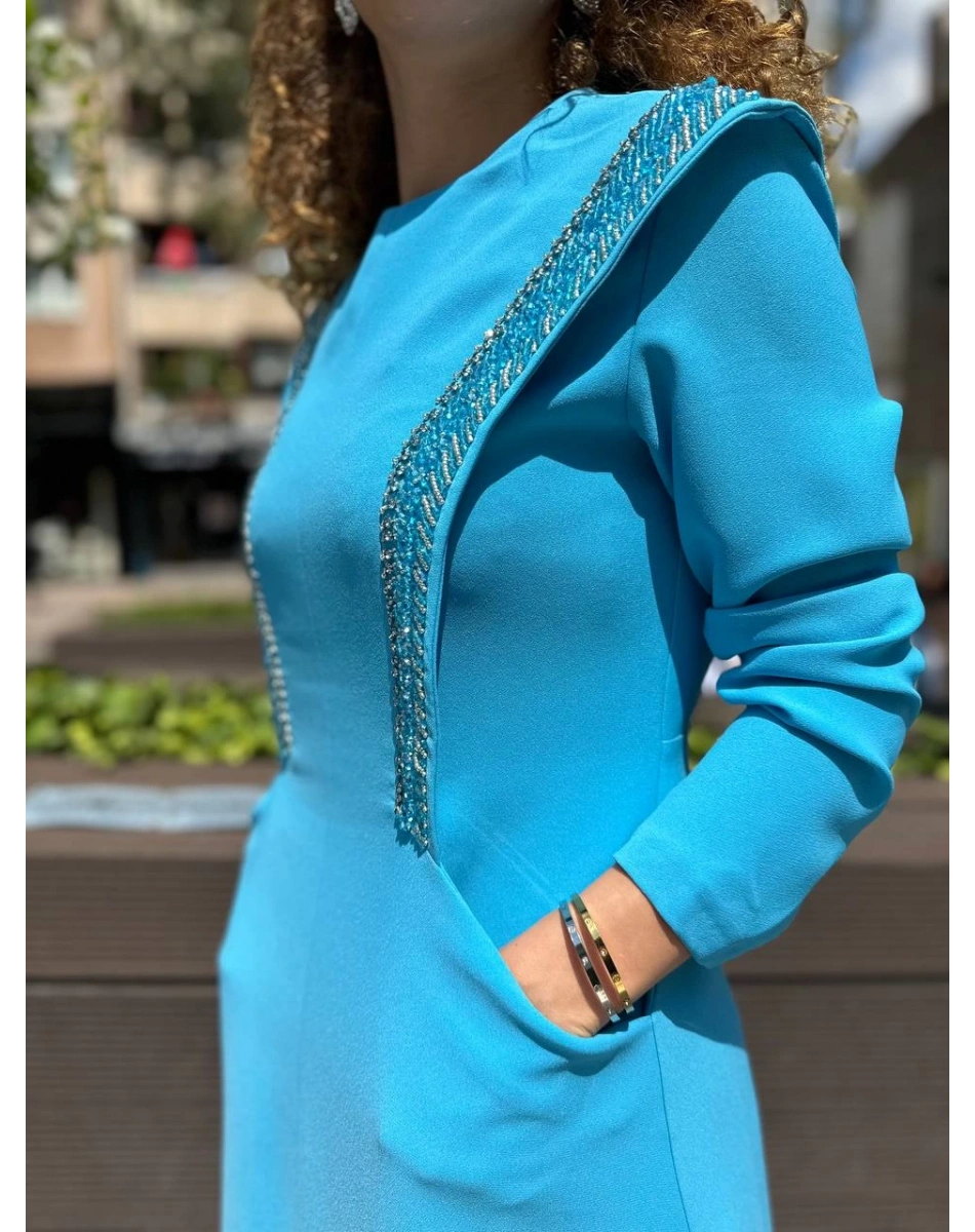 Senna 3002S23 Mavi Carolina Abiye