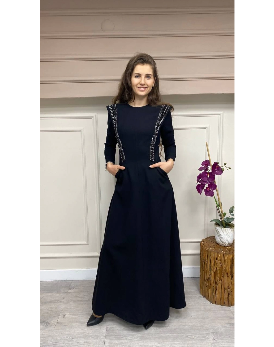 Senna 3002S23 Siyah Carolina Abiye