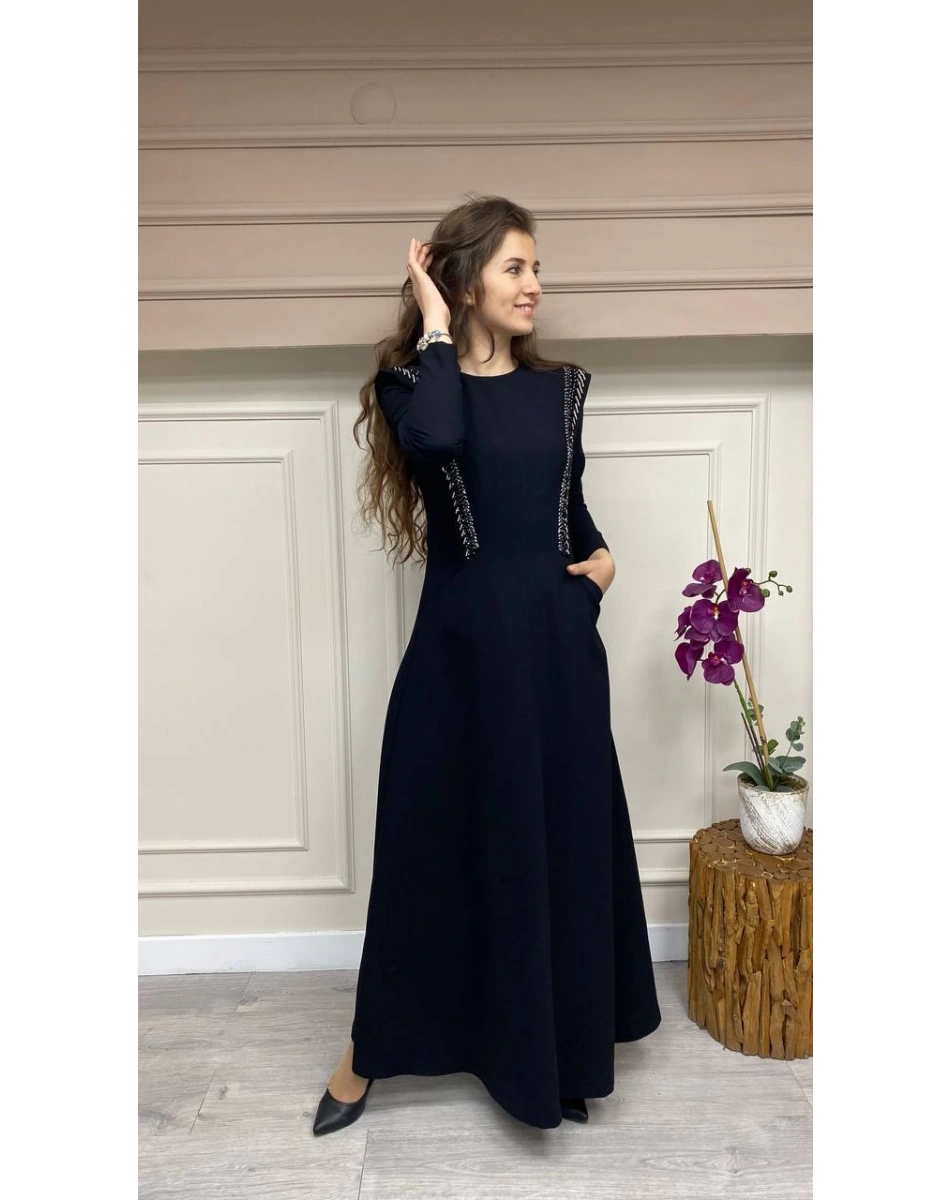 Senna 3002S23 Siyah Carolina Abiye