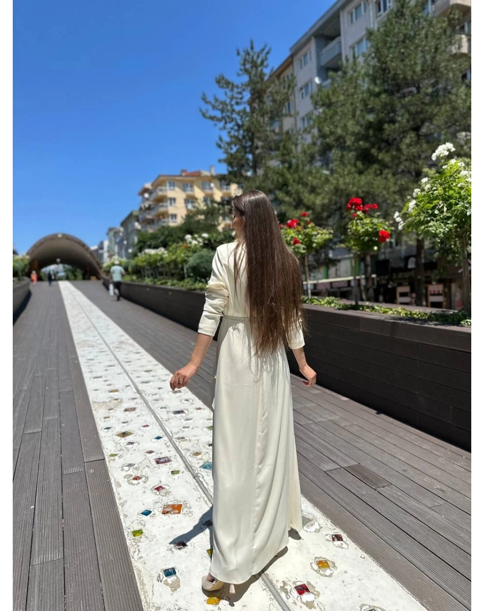 Senna 3009S23 Krem Fame Abiye