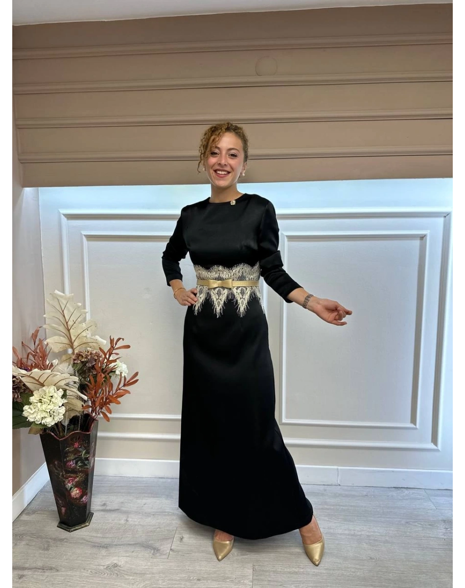 Senna 3067S23 Siyah Divanita Abiye