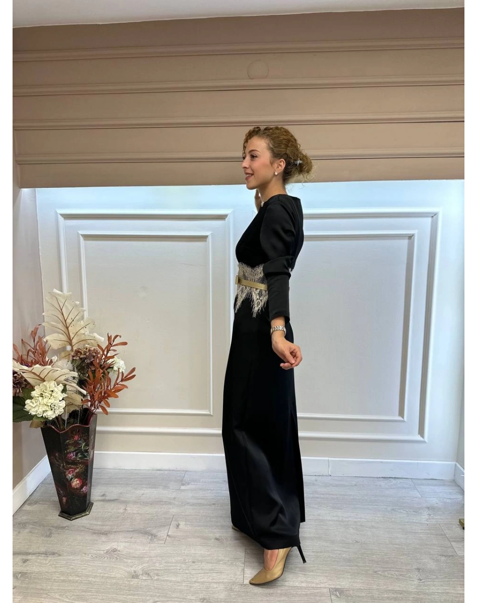 Senna 3067S23 Siyah Divanita Abiye