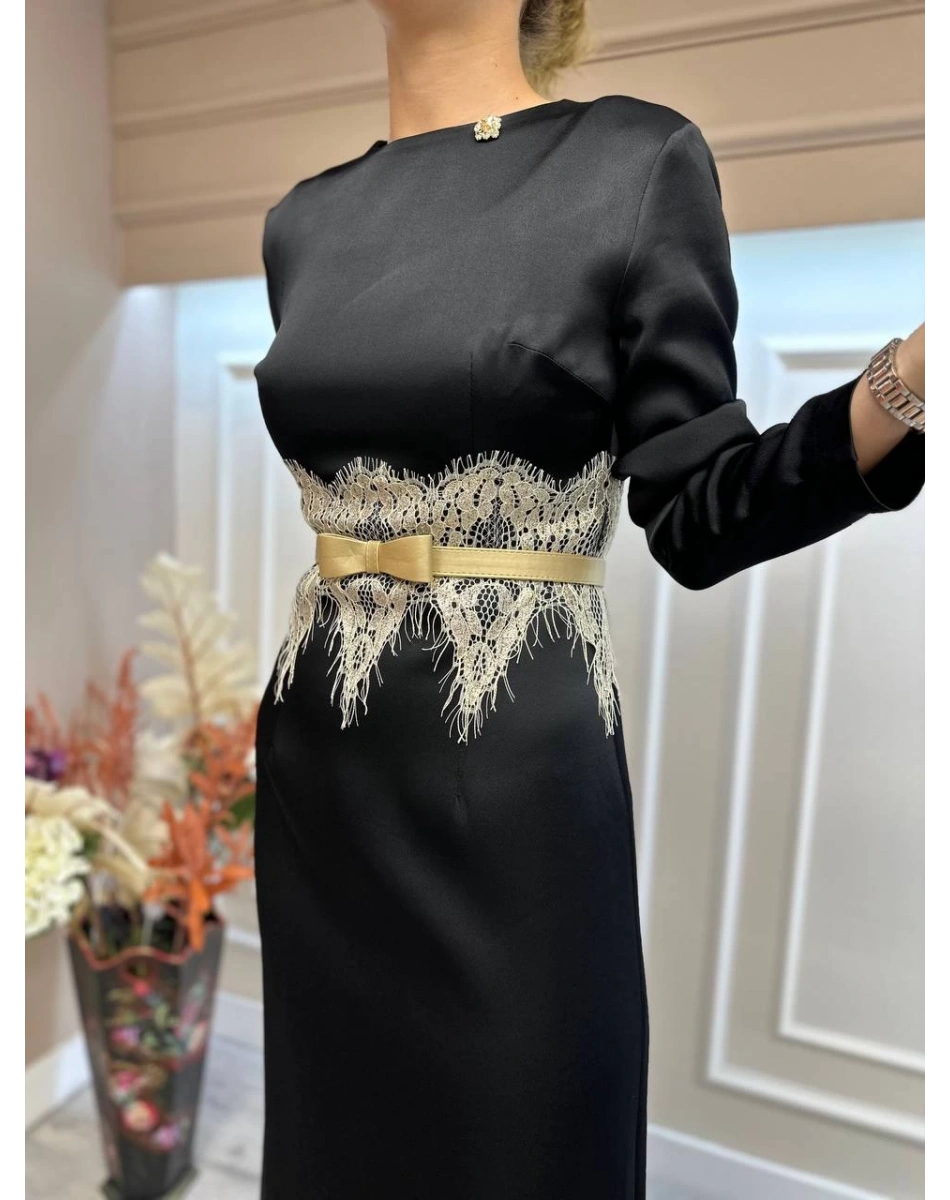 Senna 3067S23 Siyah Divanita Abiye