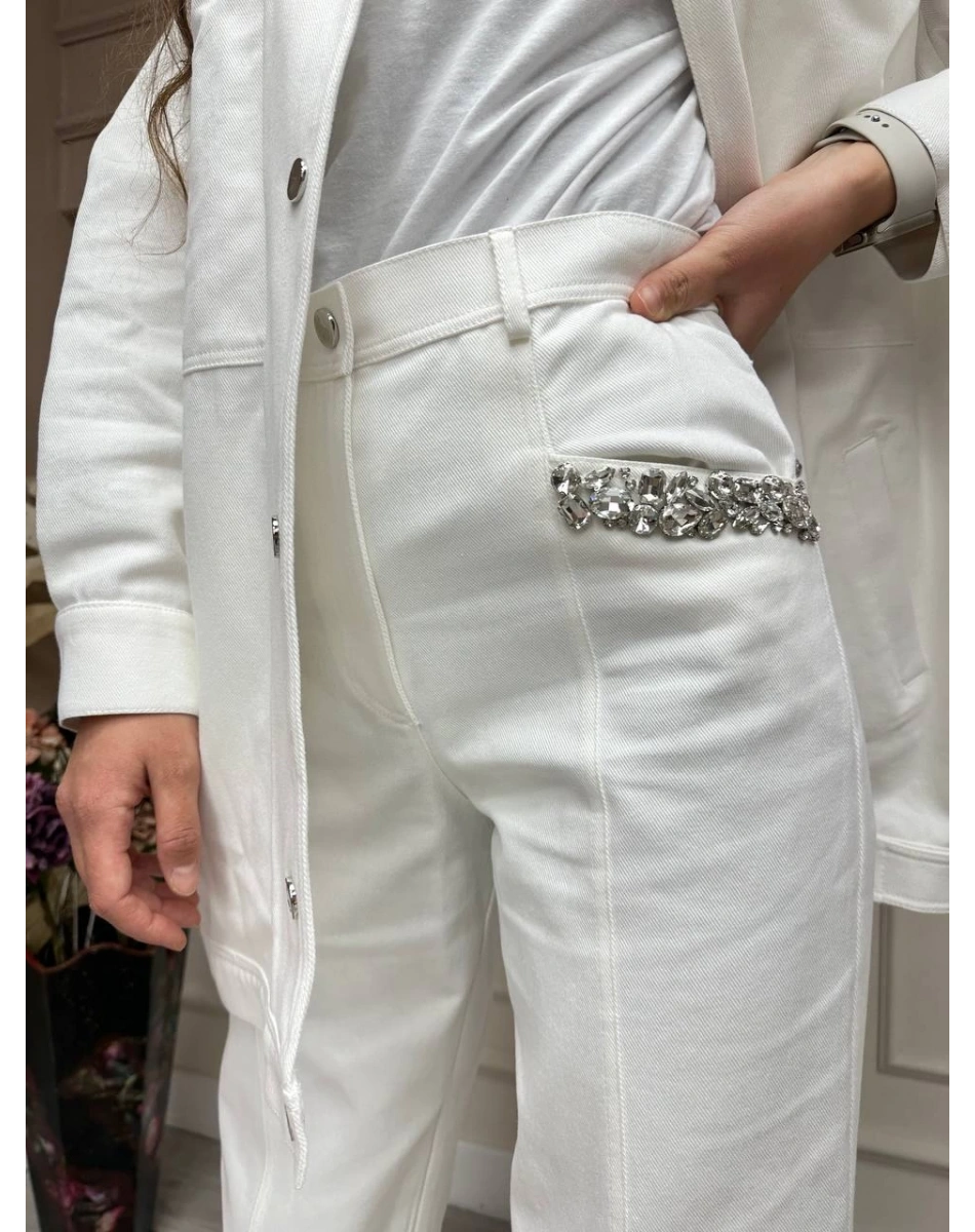 Senna 5013S23 Ekru Maxence Pantolon