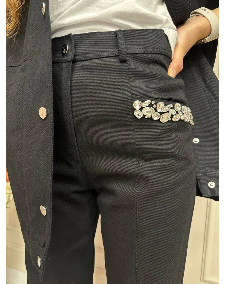 Senna 5013S23 Siyah Maxence Pantolon