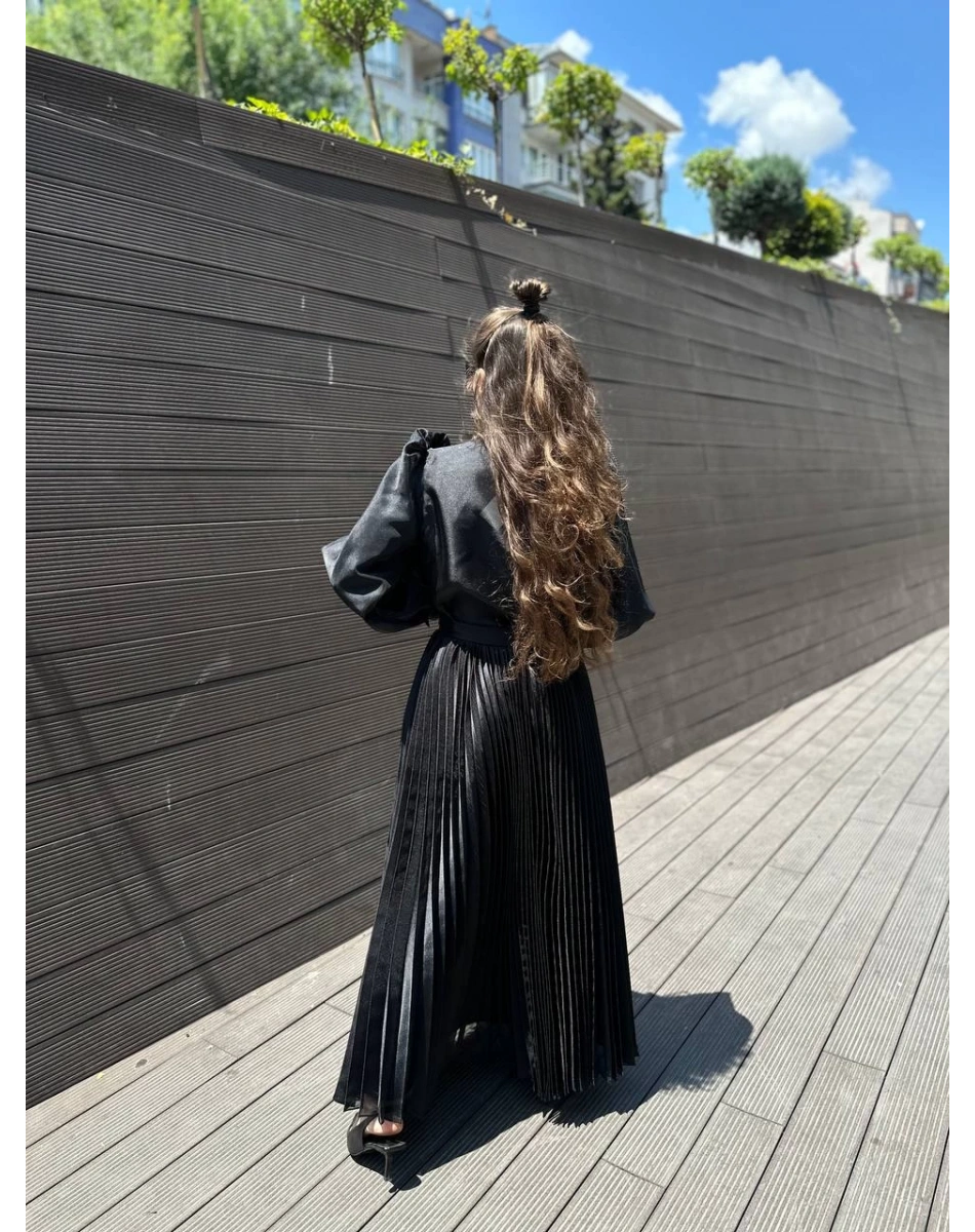 Senna 9009S23 Siyah Leaves Takım