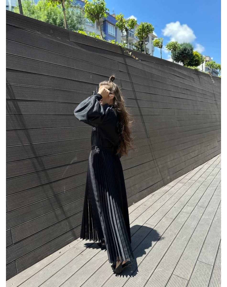 Senna 9009S23 Siyah Leaves Takım