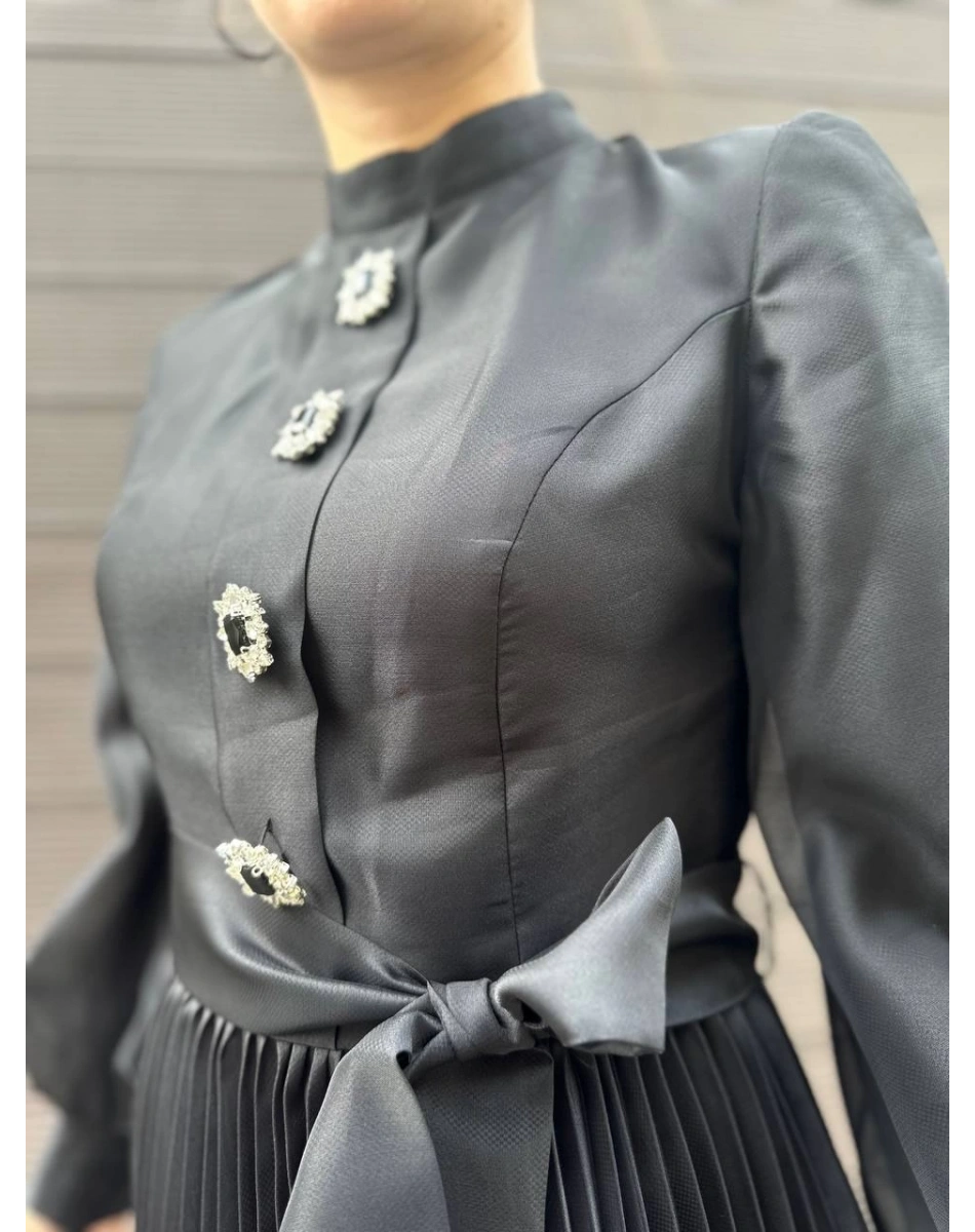 Senna SD241041030005 Siyah Latina Abiye