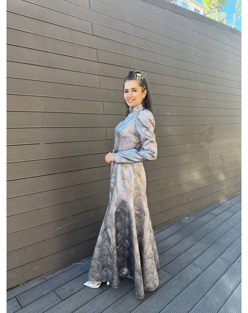 Senna SD241041030014 Gizemli Bej Briella Abiye