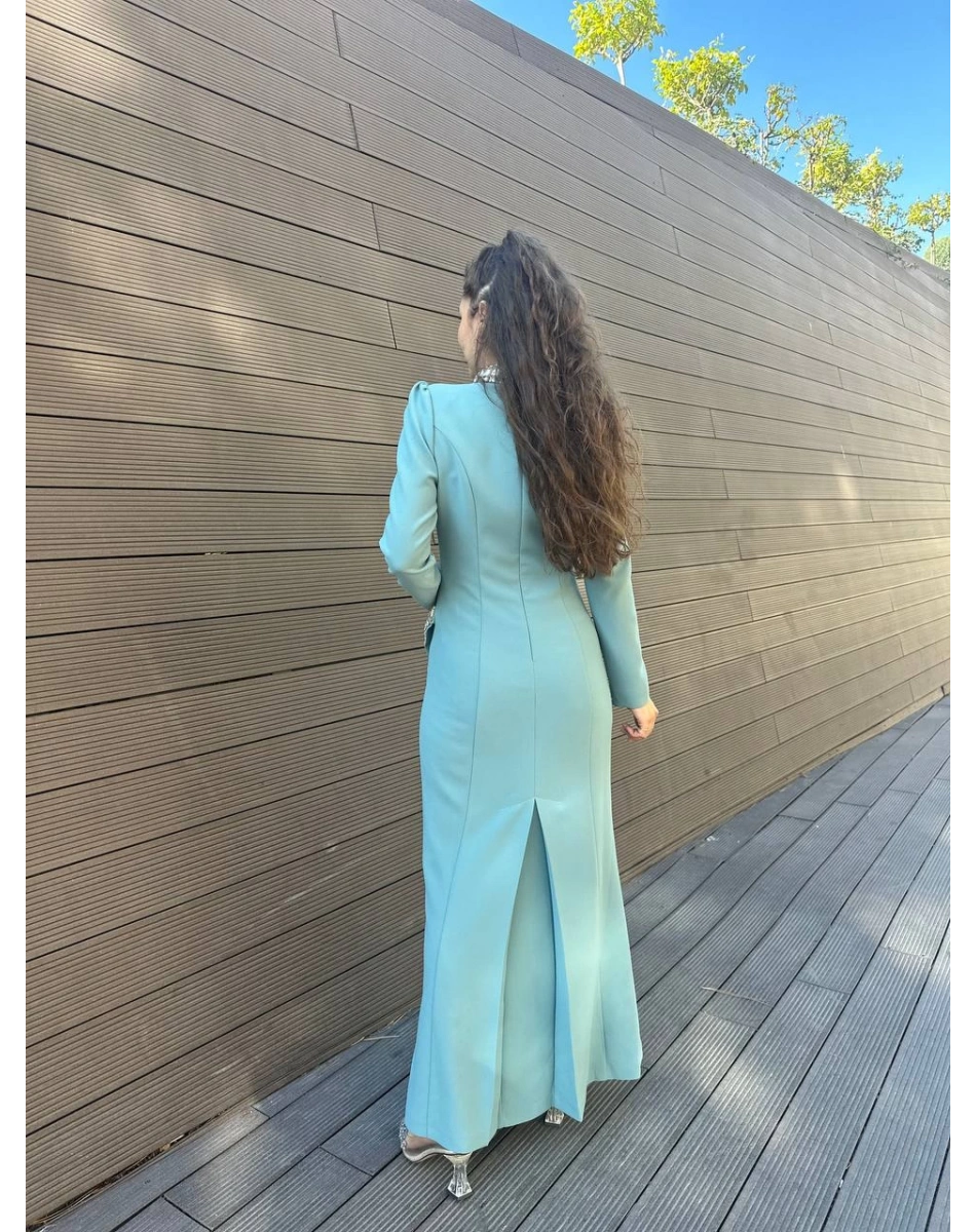 Senna SD241041030015 Yeşil Adel Abiye