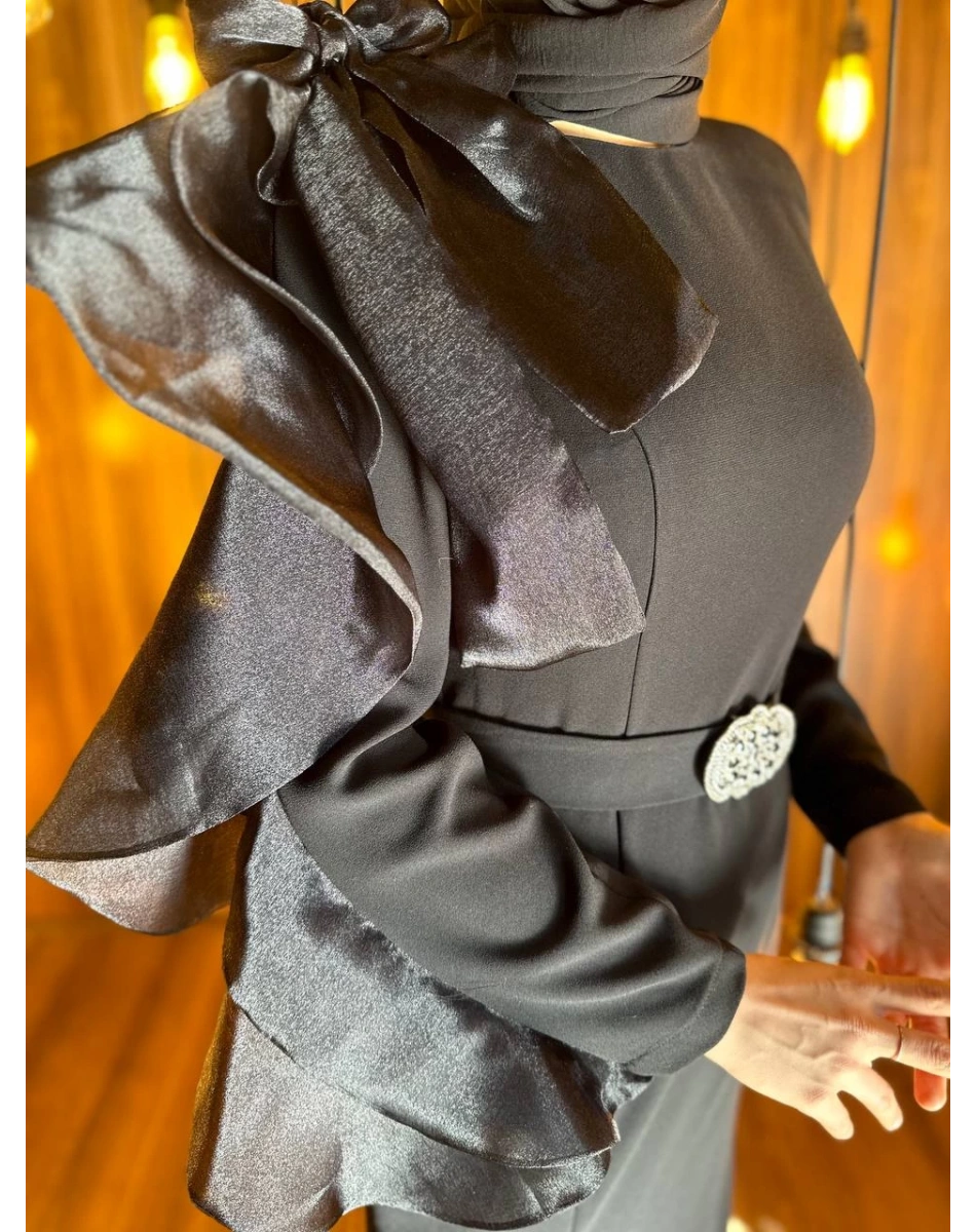 Senna SD241041030017 Siyah Gloria Abiye