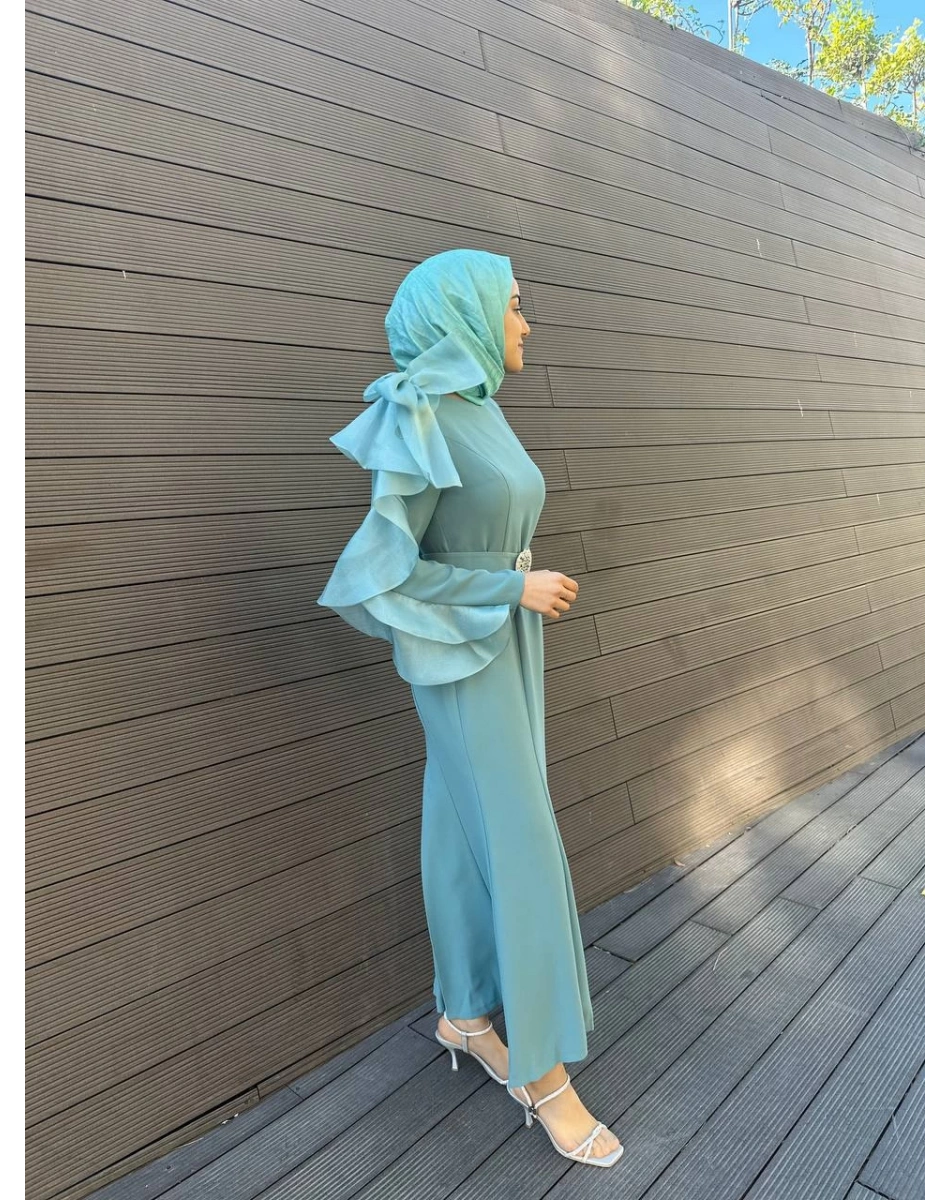 Senna SD241041030017 Yeşil Gloria Abiye