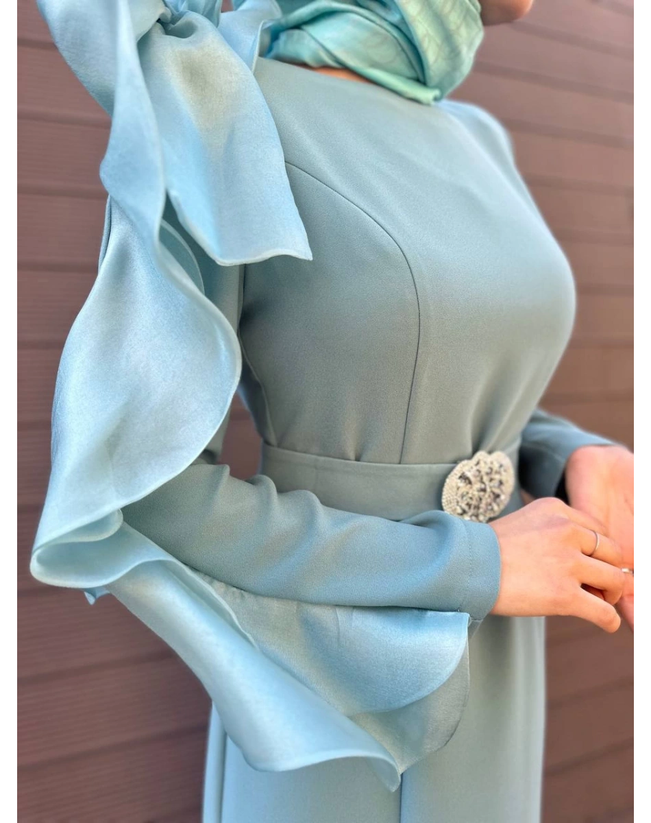 Senna SD241041030017 Yeşil Gloria Abiye