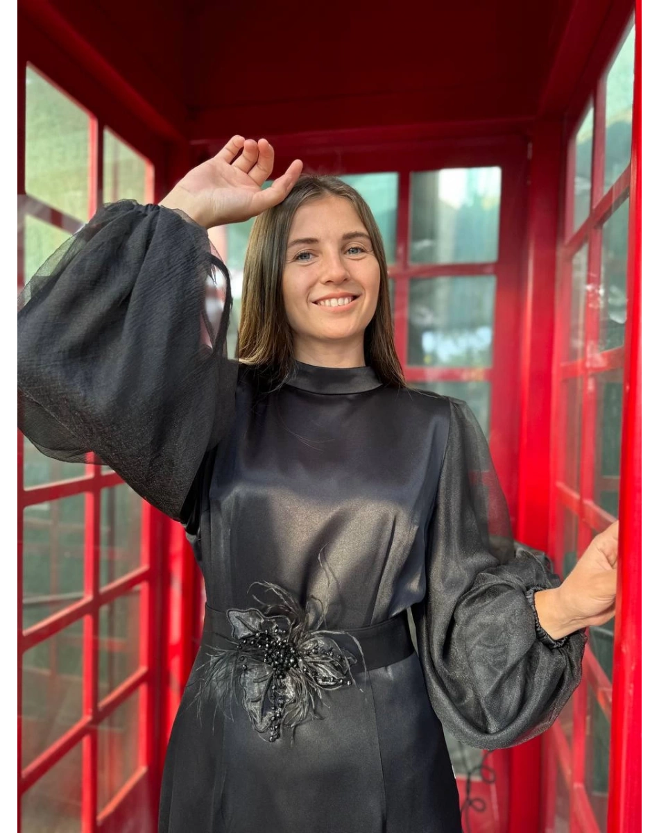 Senna SD241041030018 Siyah Elenora Abiye