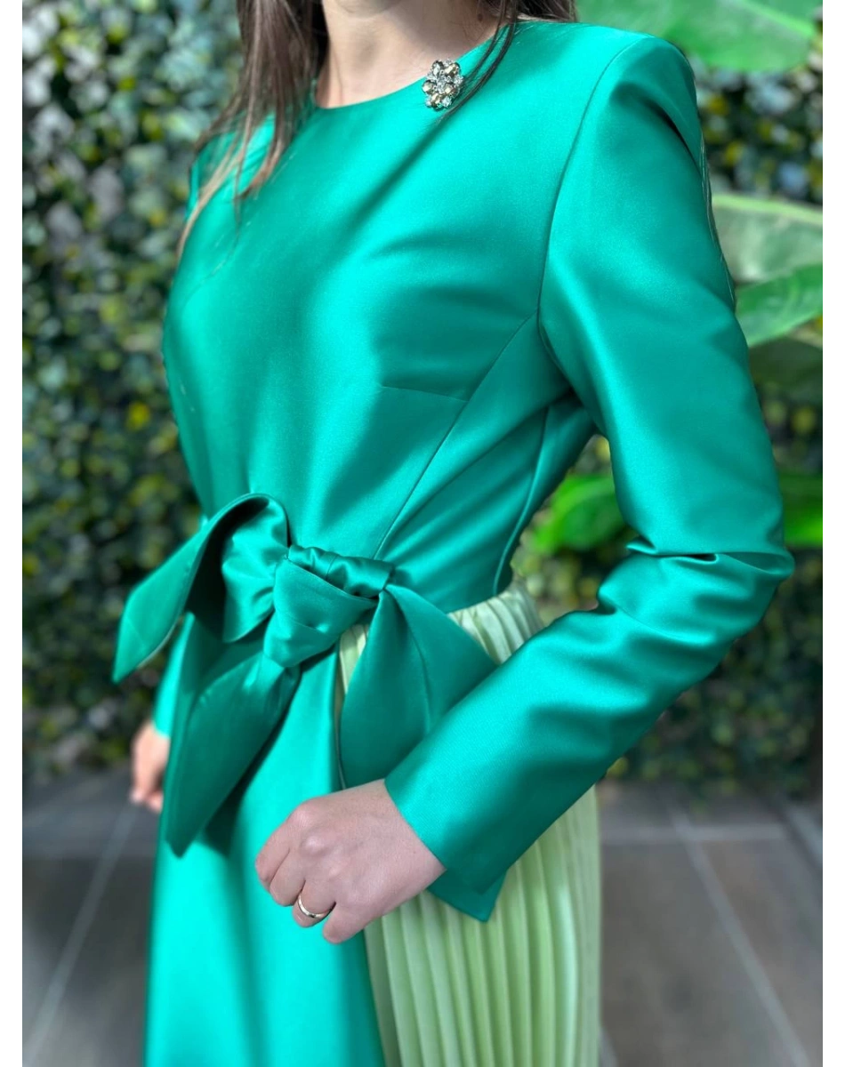 Senna SD241041030023 Yeşil Donetella Abiye