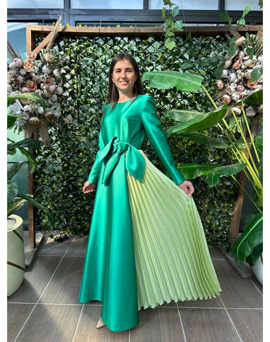 Senna SD241041030023 Yeşil Donetella Abiye