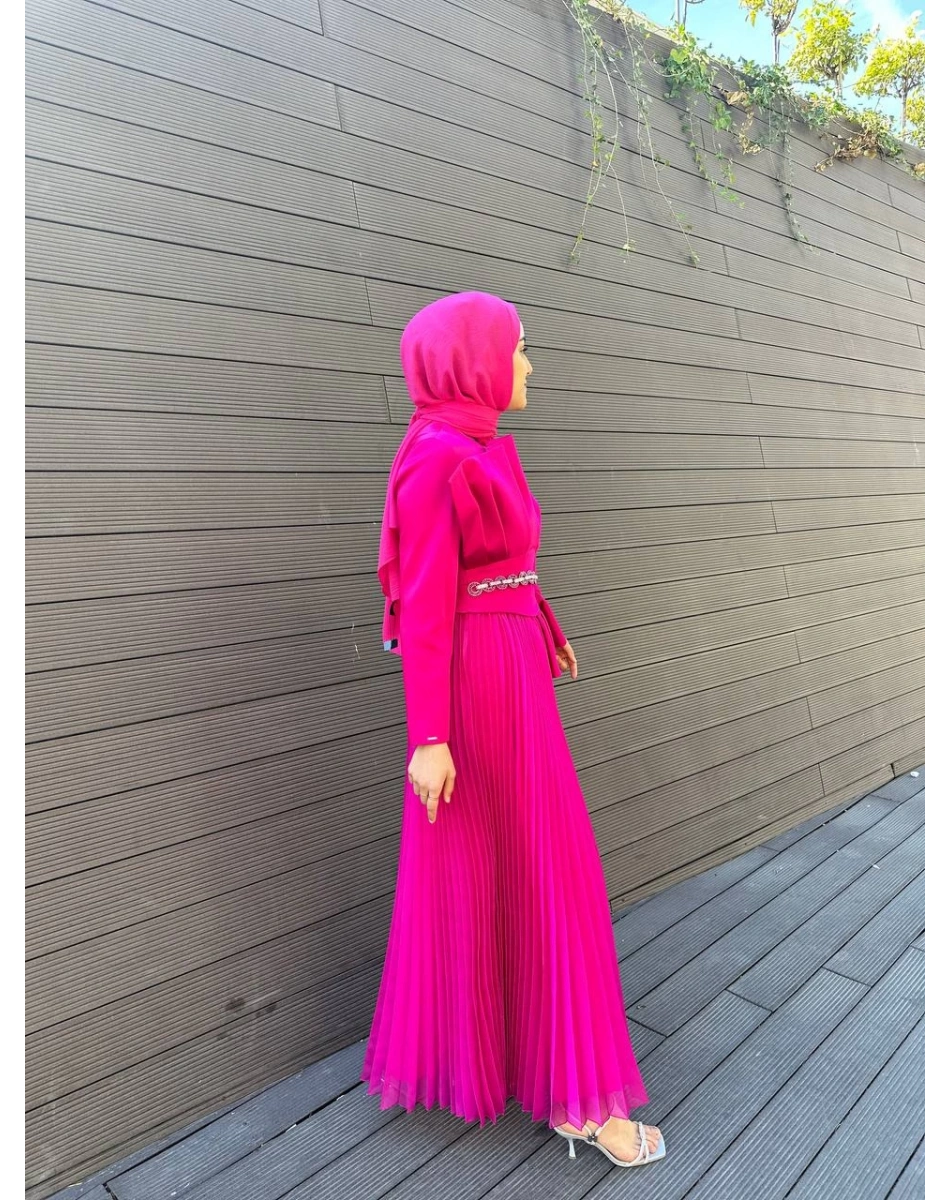 Senna SD241041030025 Fuşya Violanda Abiye