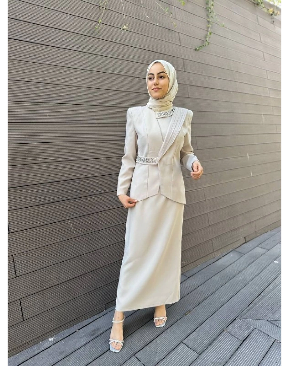 Senna SD241041030030 Bej Emery Abiye