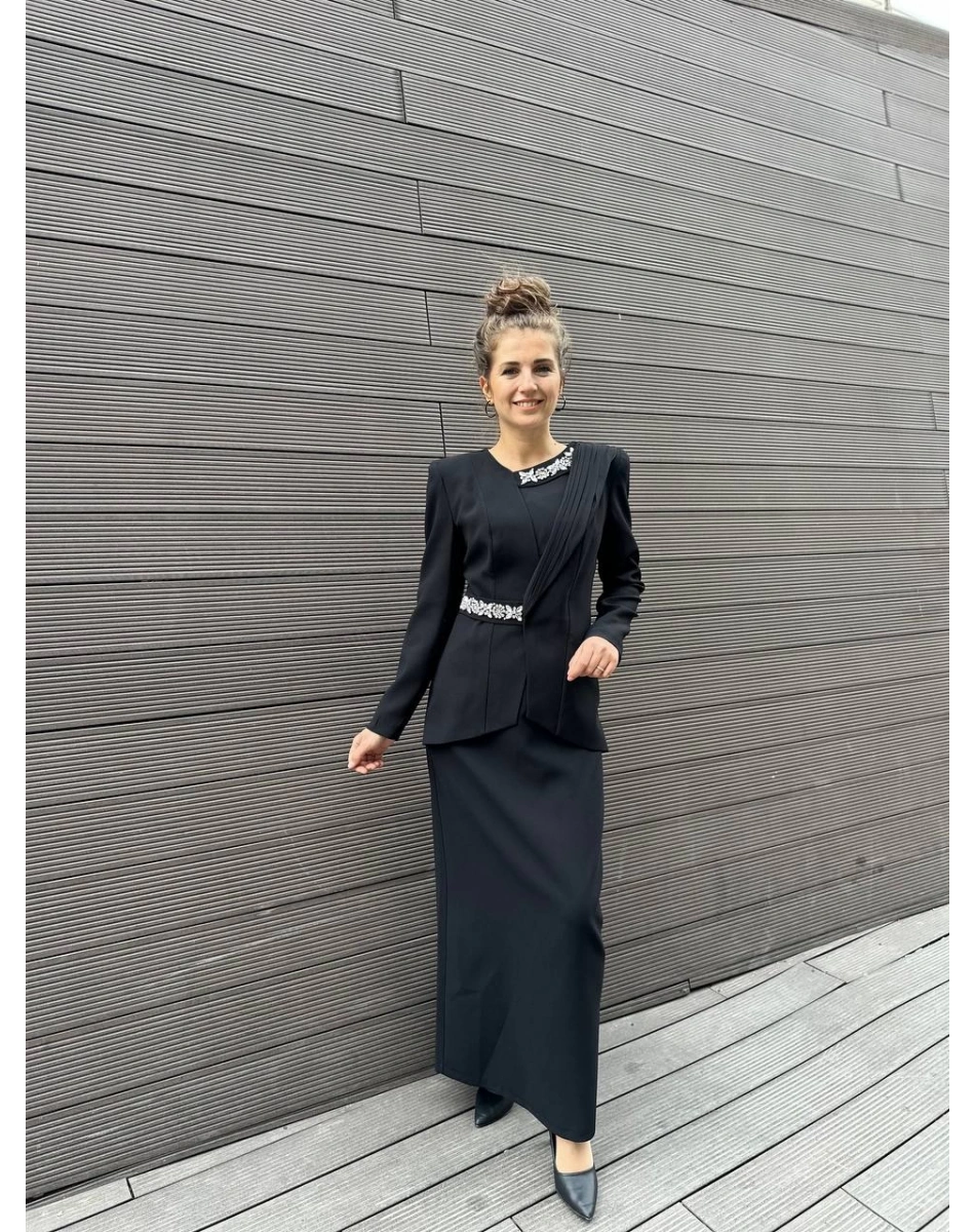 Senna SD241041030030 Siyah Emery Abiye