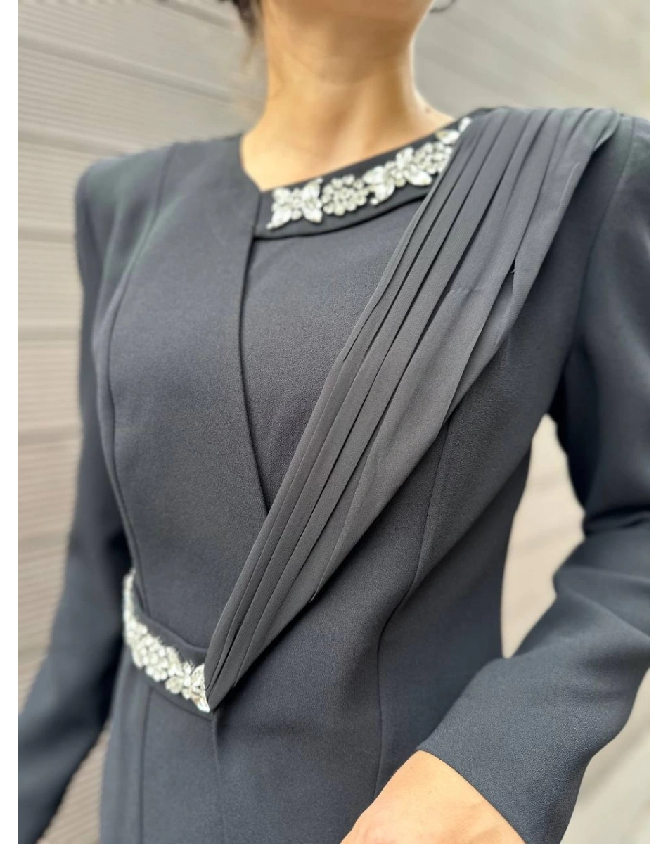 Senna SD241041030030 Siyah Emery Abiye