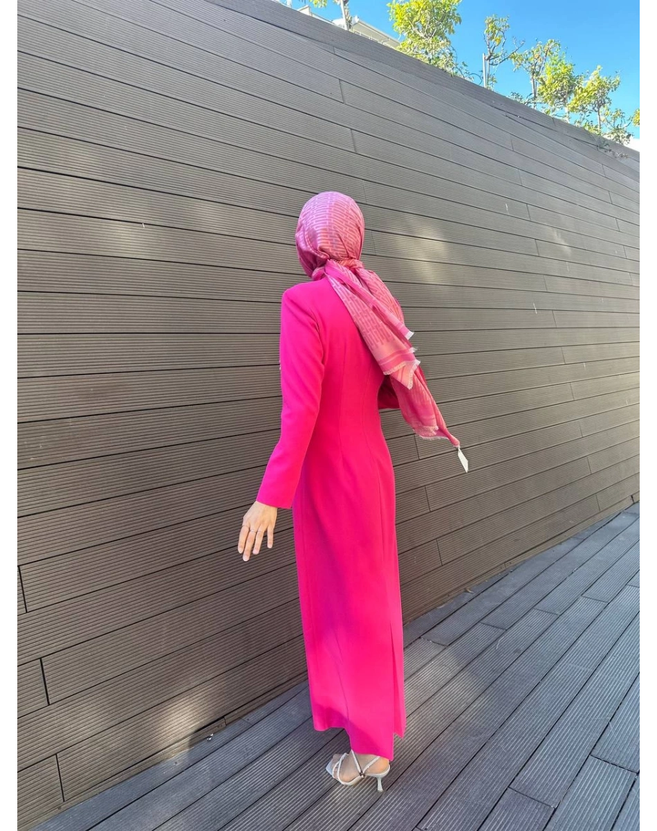 Senna SD241041030037 Fuşya Milera Abiye