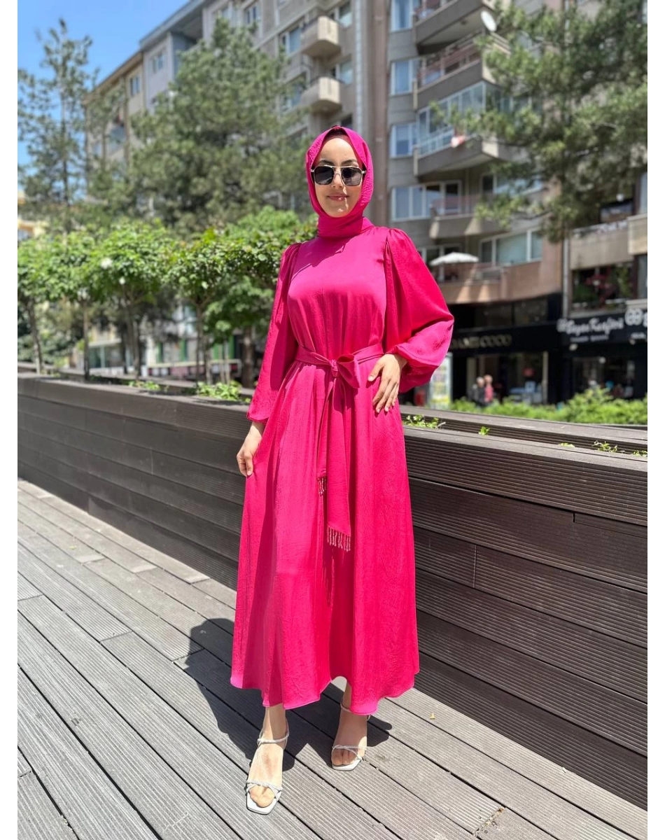 Senna SD241041030077 Fuşya Ferrandız Abiye