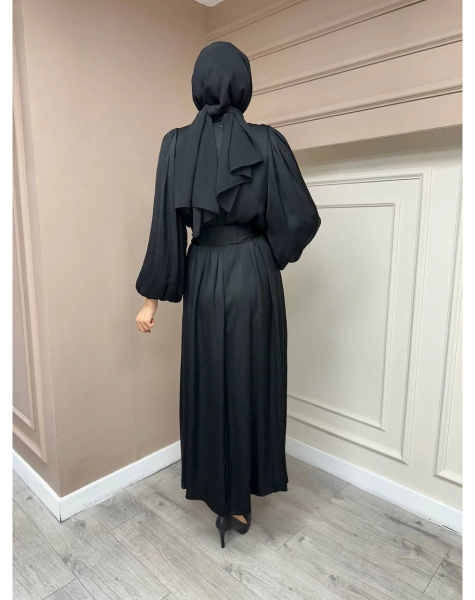 Senna SD241041030077 Siyah Ferrandız Abiye