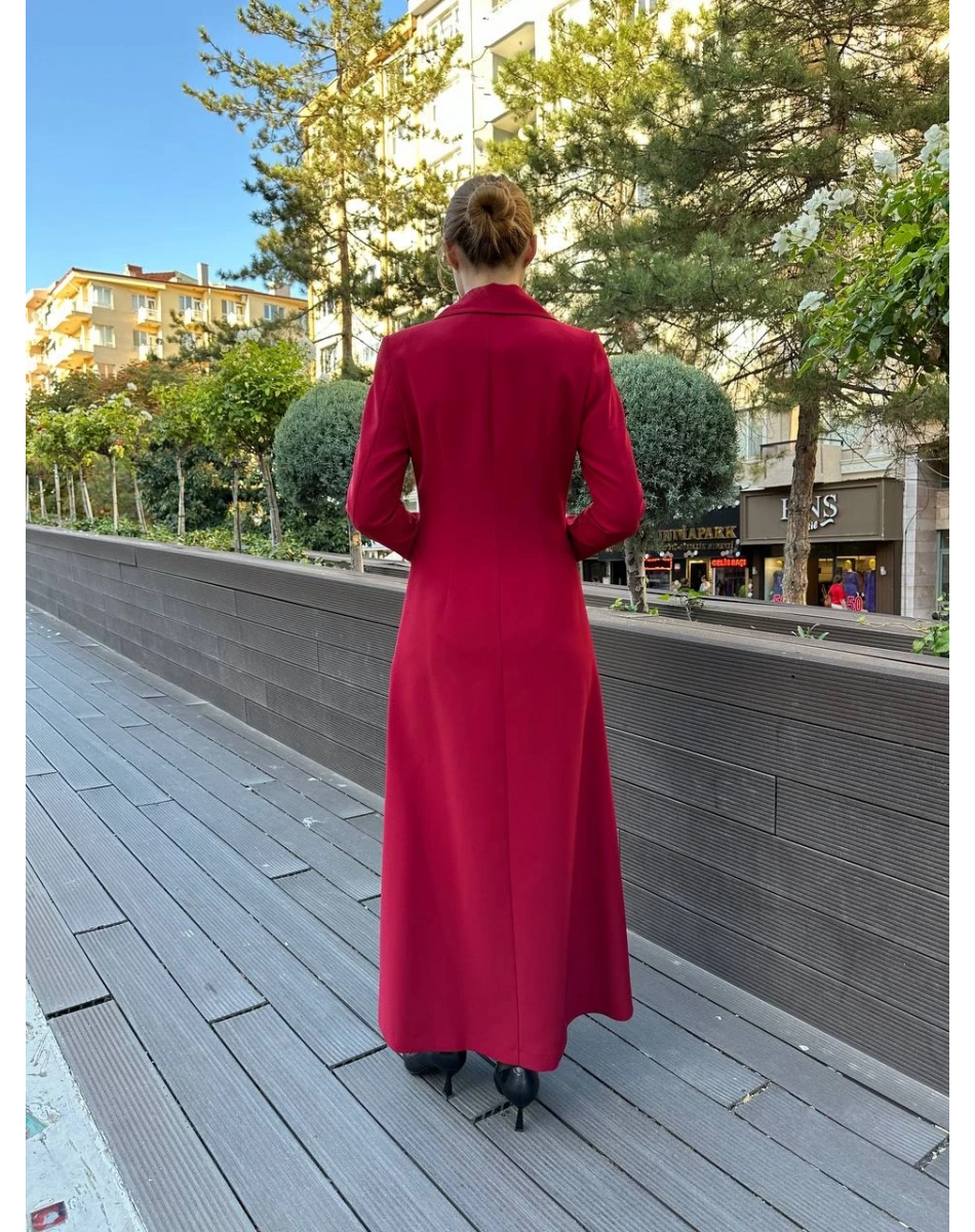 Senna SD241041030080 Bordo Rose Stone Abiye