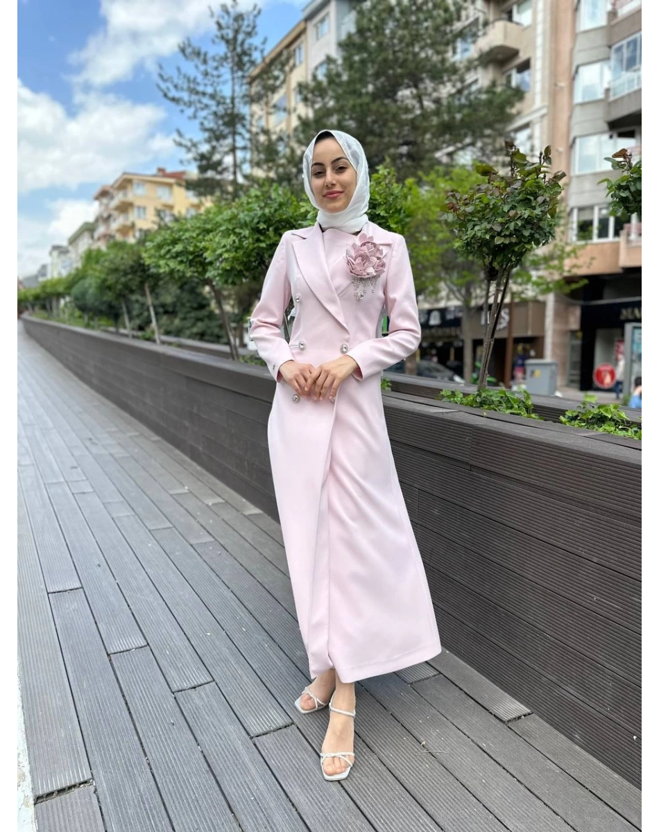 Senna SD241041030080 Pudra Rose Stone Abiye