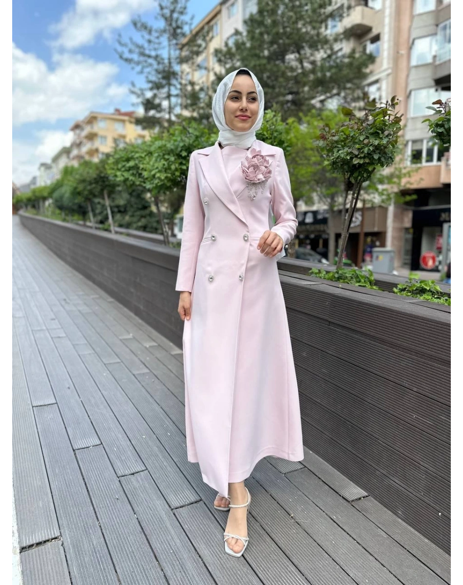 Senna SD241041030080 Pudra Rose Stone Abiye