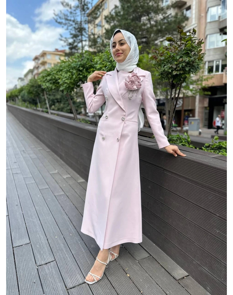 Senna SD241041030080 Pudra Rose Stone Abiye