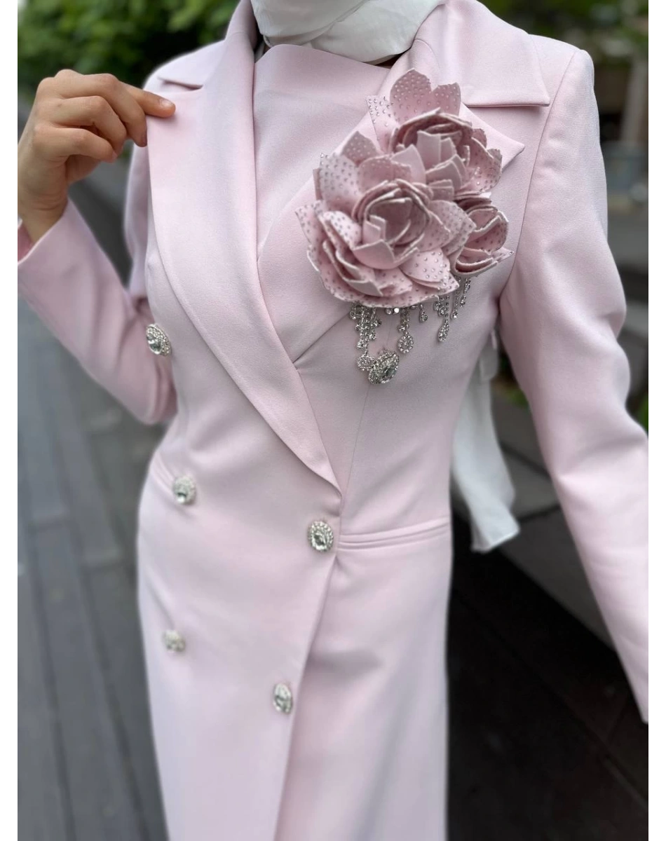 Senna SD241041030080 Pudra Rose Stone Abiye