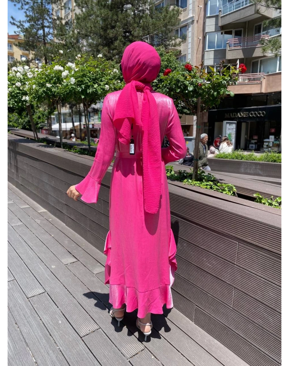 Senna SD241041030091 Fuşya Henrietta Abiye