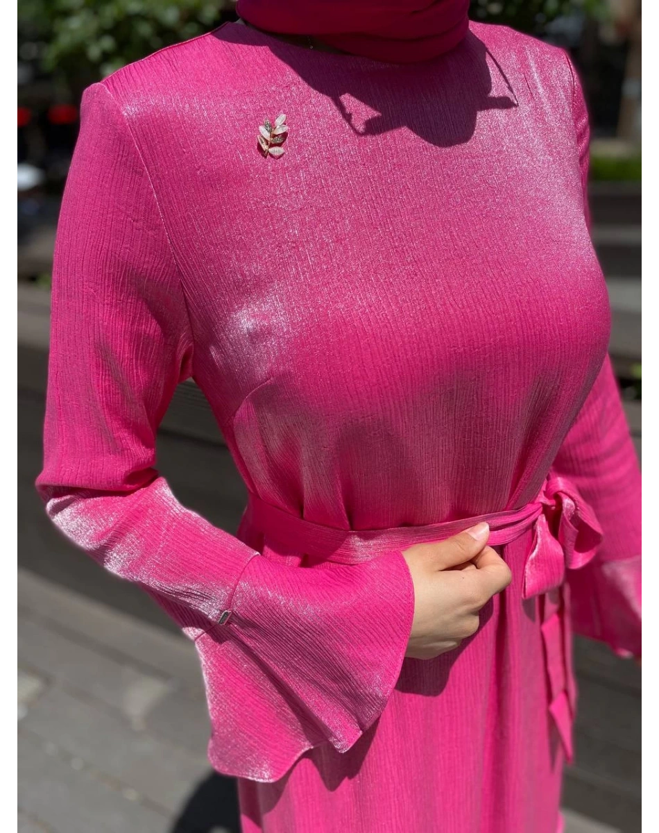 Senna SD241041030091 Fuşya Henrietta Abiye