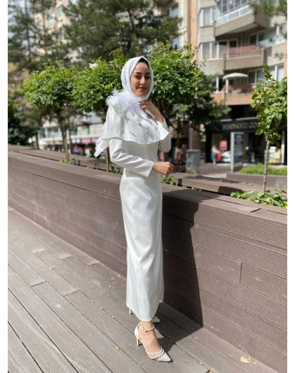 Senna SD242042030018 Ekru Wonderland Abiye