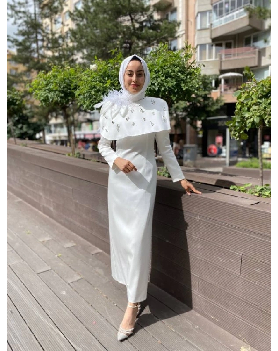 Senna SD242042030018 Ekru Wonderland Abiye