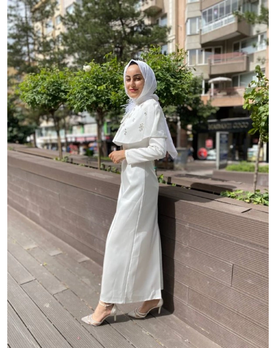 Senna SD242042030018 Ekru Wonderland Abiye