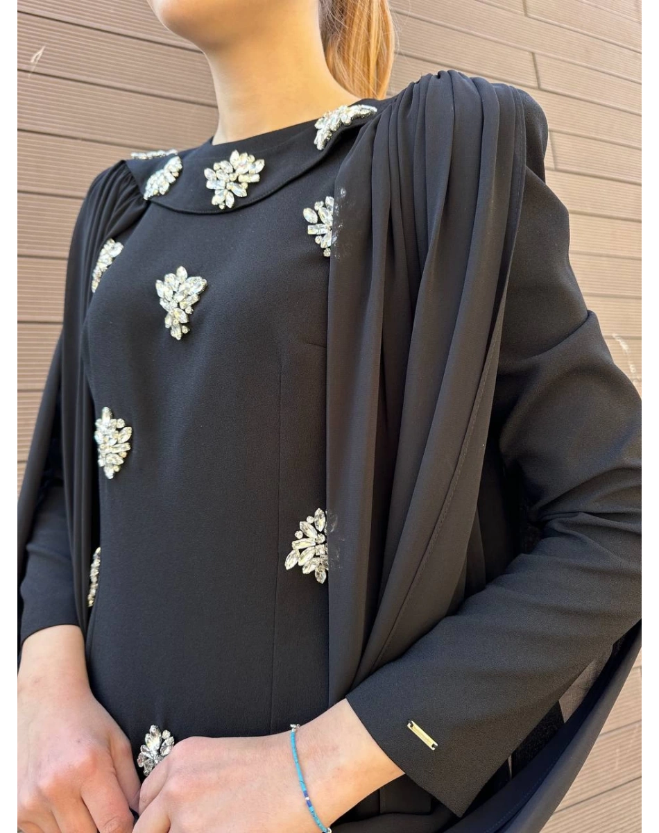 Senna SD242042030042 Siyah Bengy Abiye