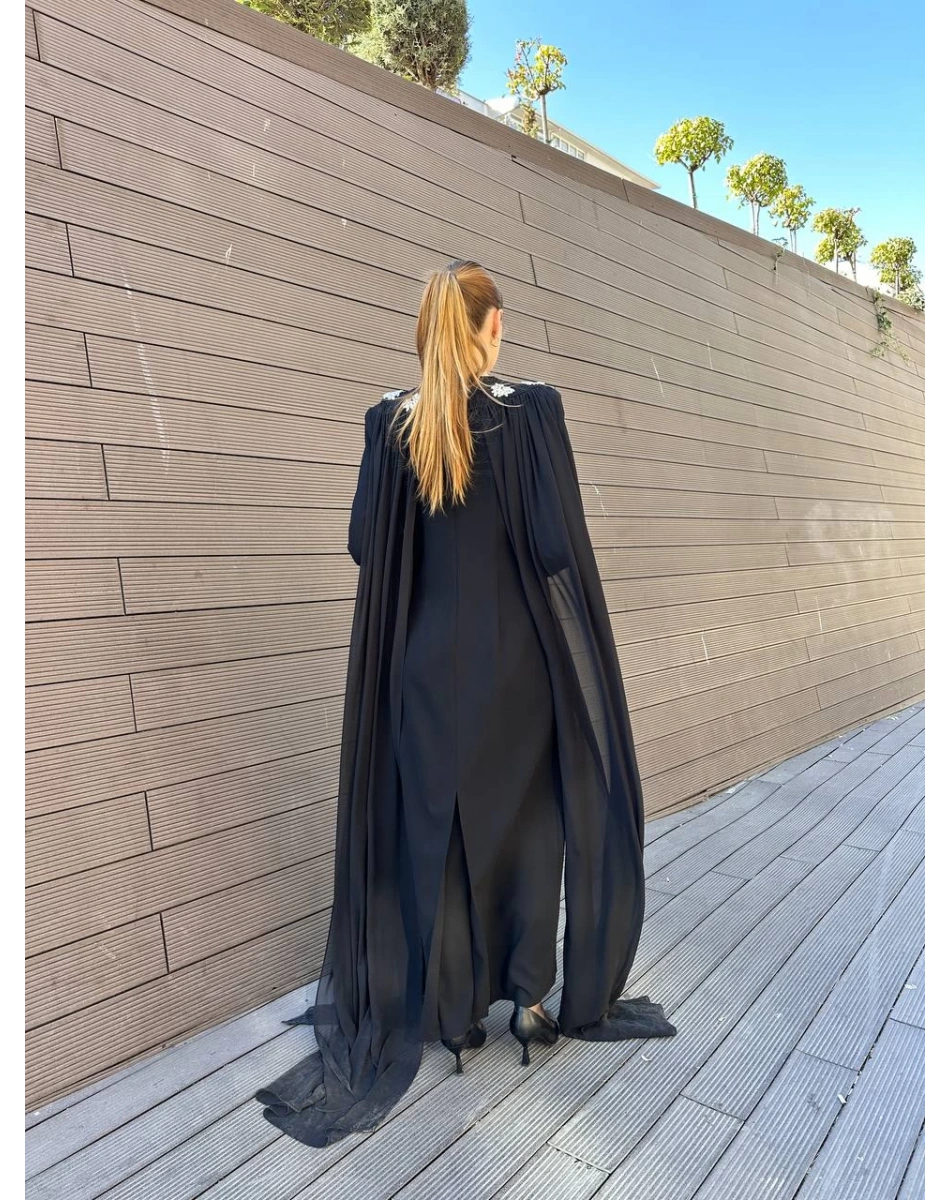 Senna SD242042030042 Siyah Bengy Abiye