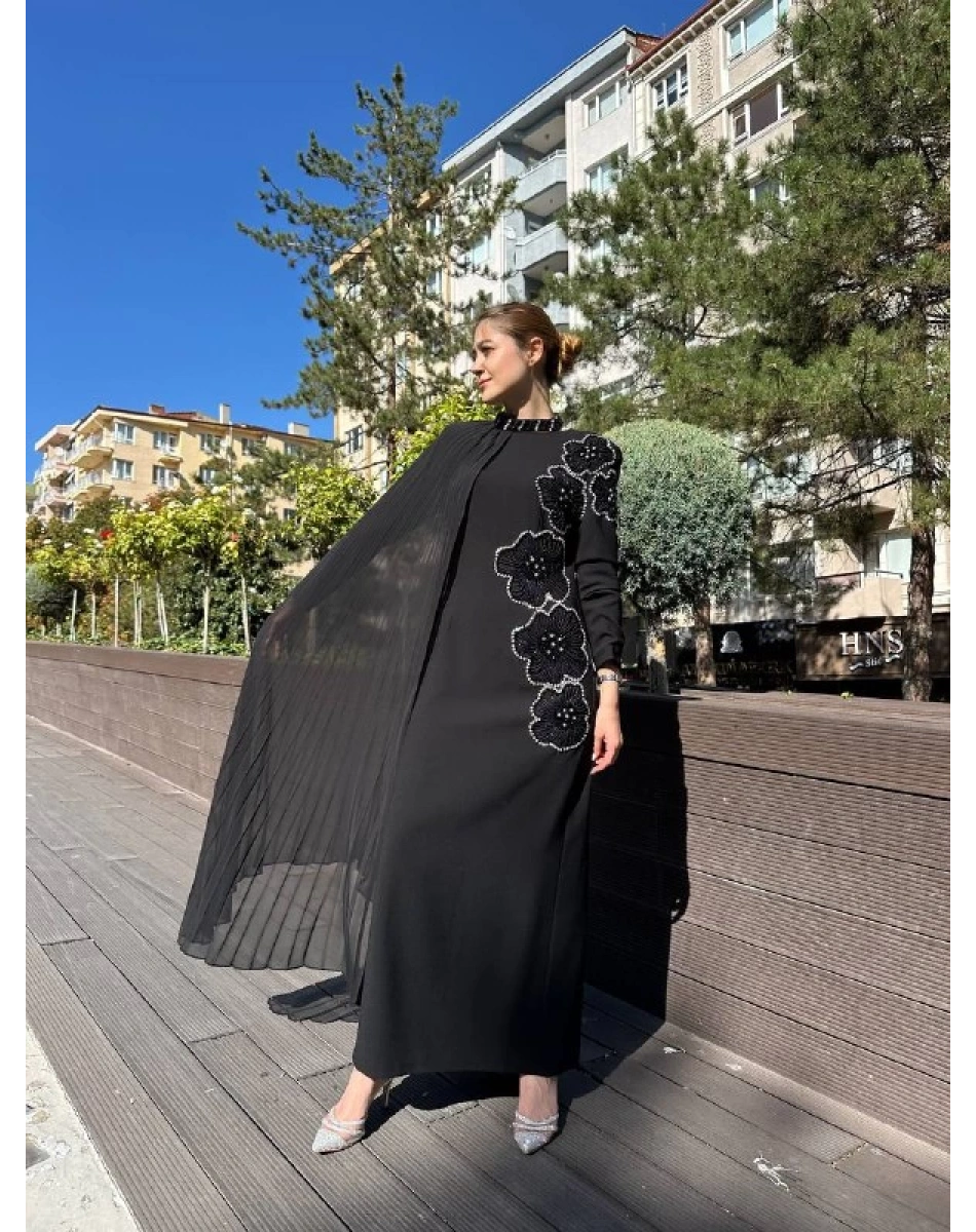 Senna SD242042030043 Siyah Rosalin Abiye