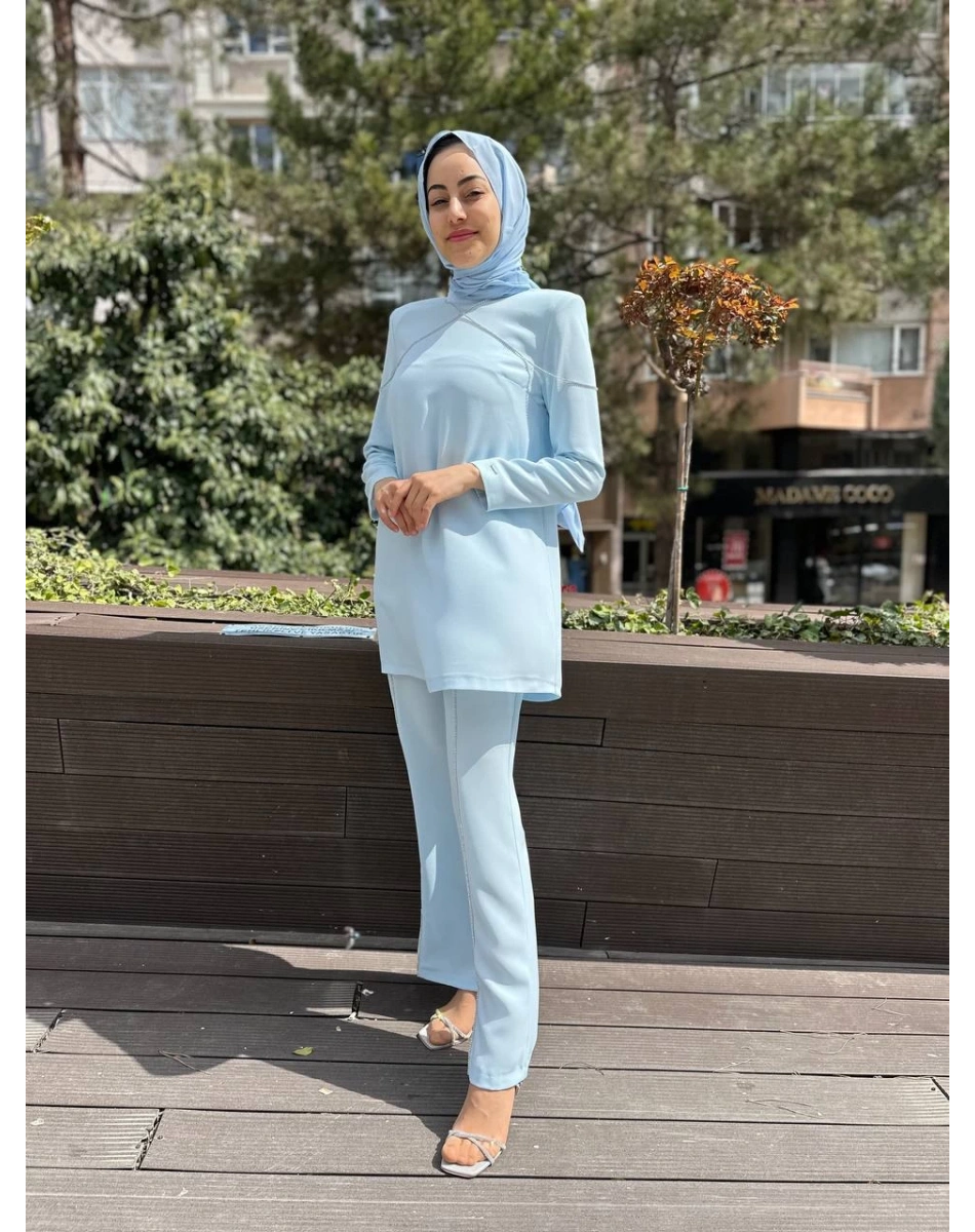 Senna SD242042091004 Bebe Mavi Crystal Takım