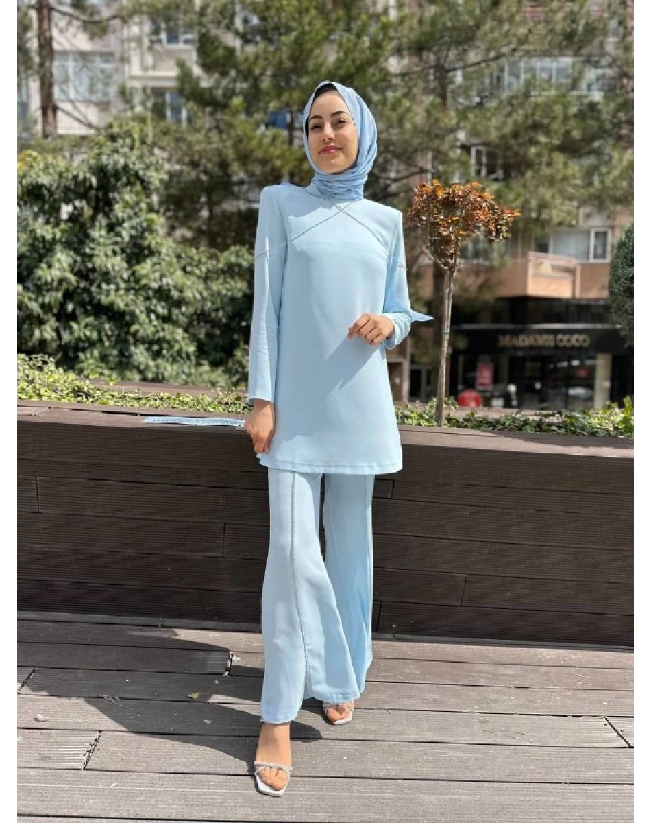 Senna SD242042091004 Bebe Mavi Crystal Takım