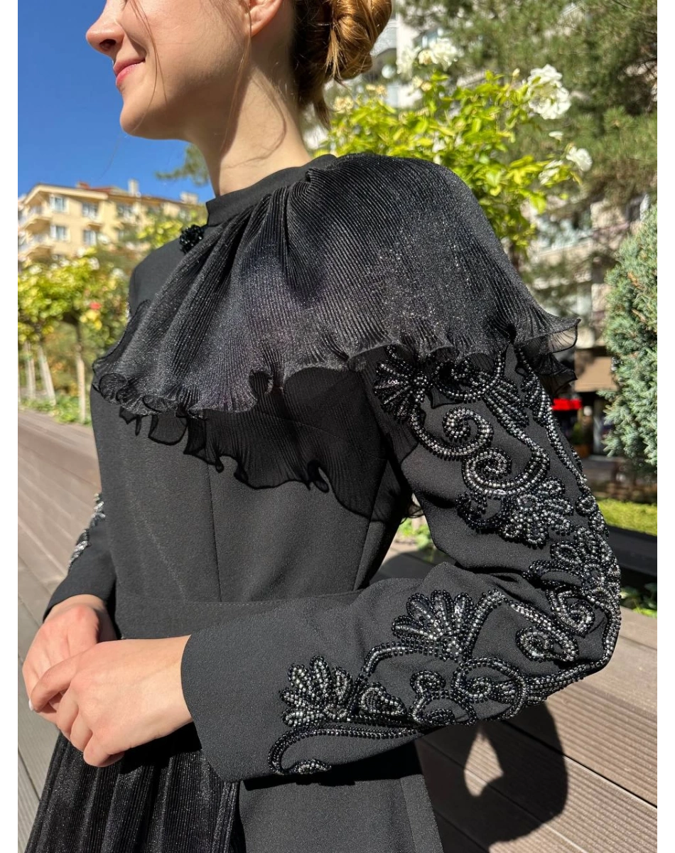 Senna SD251051030120 Siyah Rebeca Abiye