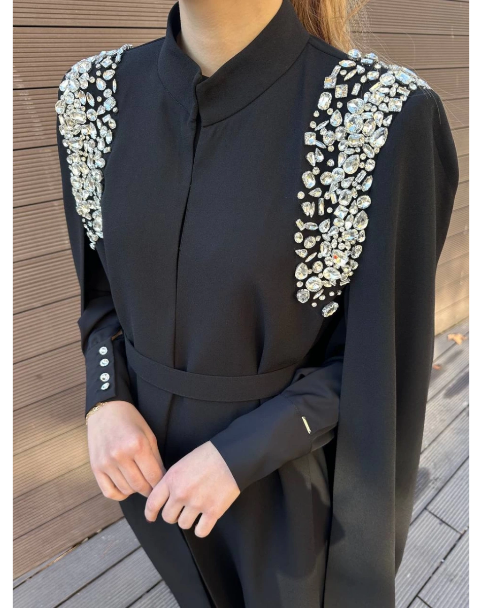 Senna SD251051094002 Siyah Je Parle Abiye Takım